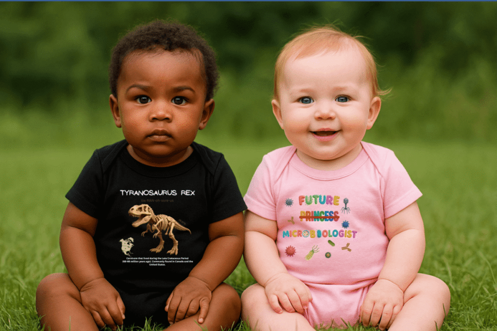 Background image with babies