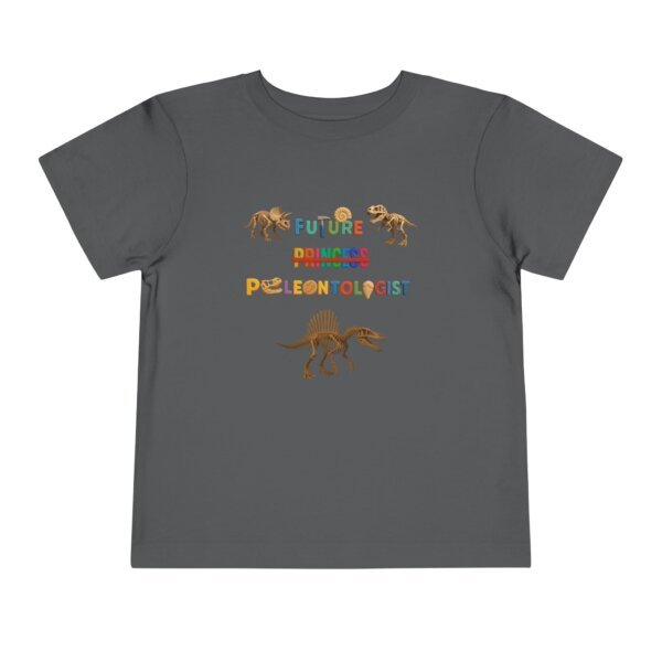 Future Princess (Strikethrough) Paleontologist Toddler T-Shirt | Dinosaur Fossil Science Shirt | Cute STEM Gift for Kids | Paleontology Tee - Image 25