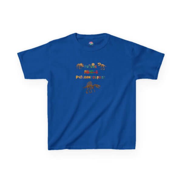 Future Paleontologist Kids T-Shirt | Funny STEM Tee with Strikethrough Princess Design | Heavy Cotton Science Shirt - Image 49