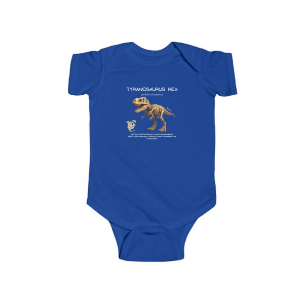 Tyrannosaurus Rex Paleontologist Infant Bodysuit | Funny STEM Baby Outfit for Girls | Science Baby Shower Gift - Image 7
