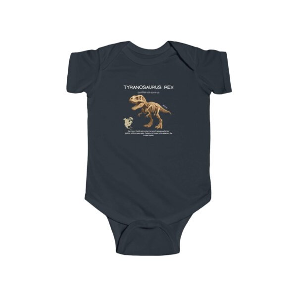 Tyrannosaurus Rex Paleontologist Infant Bodysuit | Funny STEM Baby Outfit for Girls | Science Baby Shower Gift - Image 8
