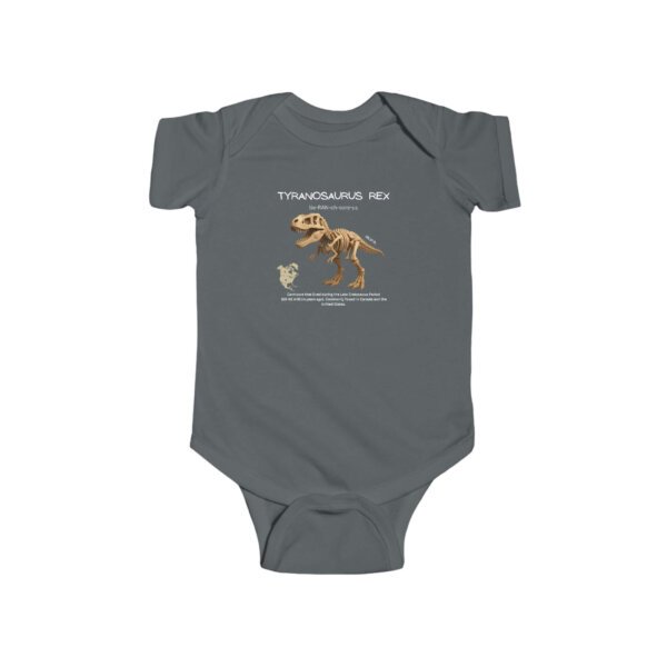 Tyrannosaurus Rex Paleontologist Infant Bodysuit | Funny STEM Baby Outfit for Girls | Science Baby Shower Gift - Image 6