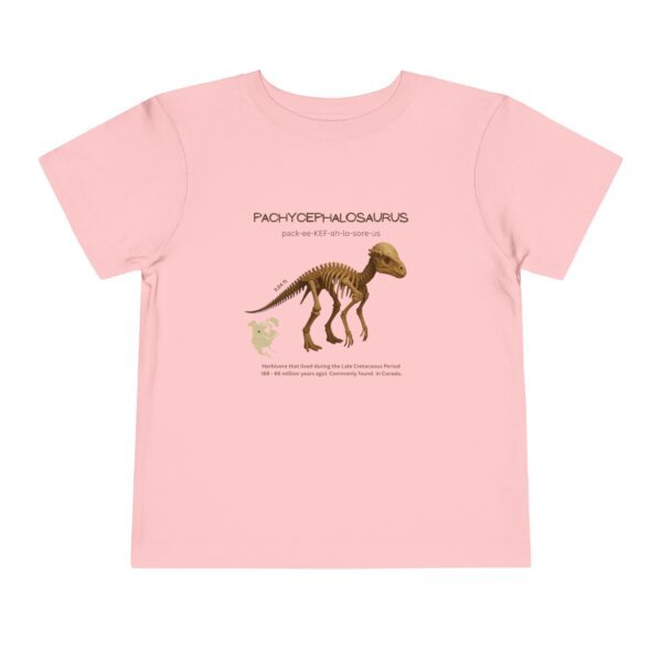 Pachycephalosaurus Fossil Fun Toddler T-Shirt | Dinosaur Paleontology Tee for Kids | STEM Learning Shirt - Image 57