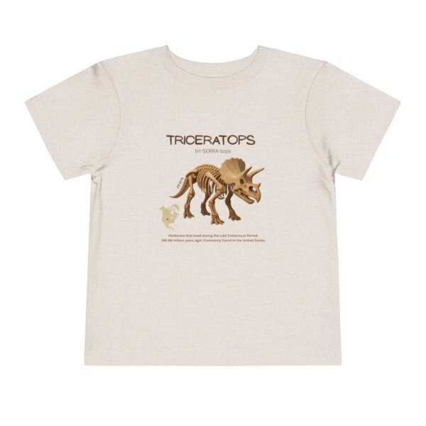 Triceratops Fossil Fun Toddler T-Shirt | Dinosaur Paleontology Tee for Kids | STEM Learning Shirt - Image 17