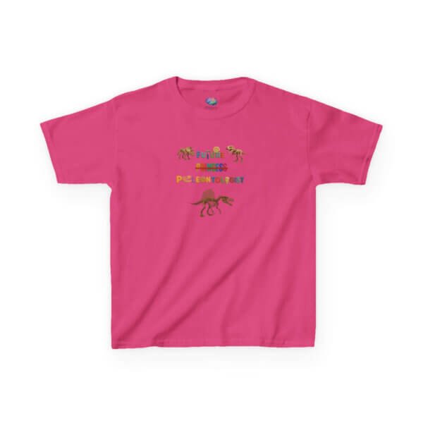 Future Paleontologist Kids T-Shirt | Funny STEM Tee with Strikethrough Princess Design | Heavy Cotton Science Shirt - Image 69