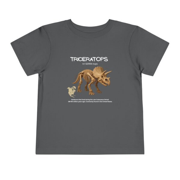 Triceratops Fossil Fun Toddler T-Shirt | Dinosaur Paleontology Tee for Kids | STEM Learning Shirt - Image 45