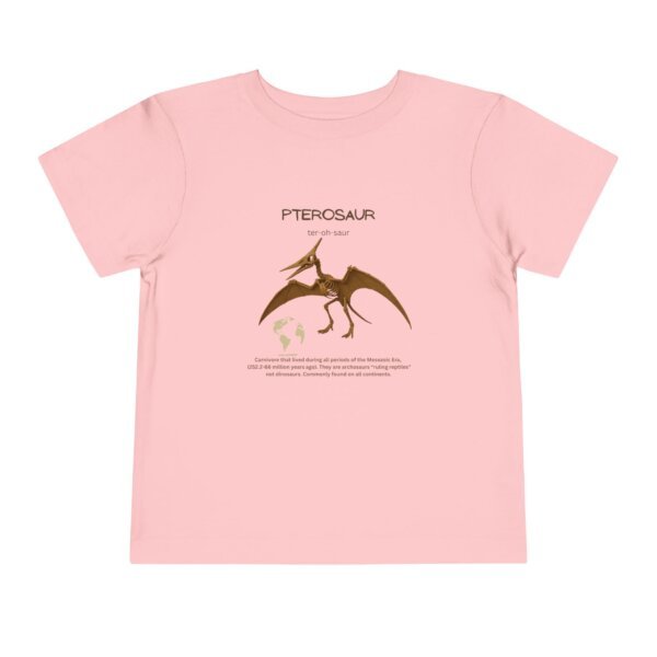 Pterosaur Fossil Fun Toddler T-Shirt | Dinosaur Paleontology Tee for Kids | STEM Learning Shirt - Image 57