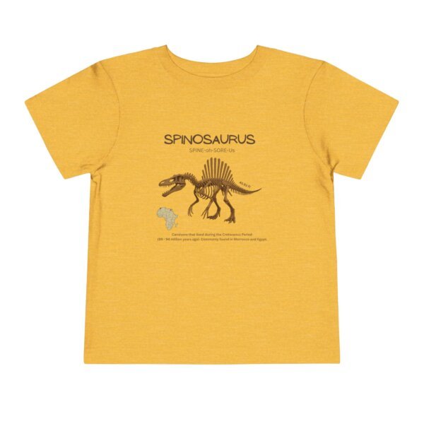 Spinosaurus Fossil Fun Toddler T-Shirt | Dinosaur Paleontology Tee for Kids | STEM Learning Shirt - Image 25