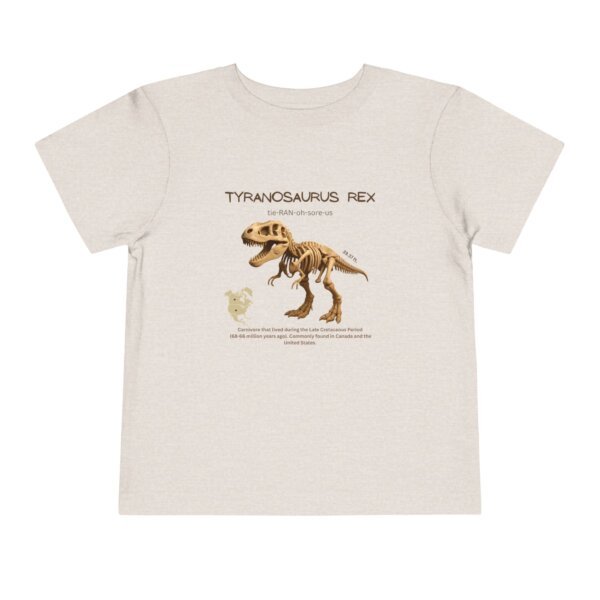 Tyrannosaurus Fossil Fun Toddler T-Shirt | Dinosaur Paleontology Tee for Kids | STEM Learning Shirt - Image 17
