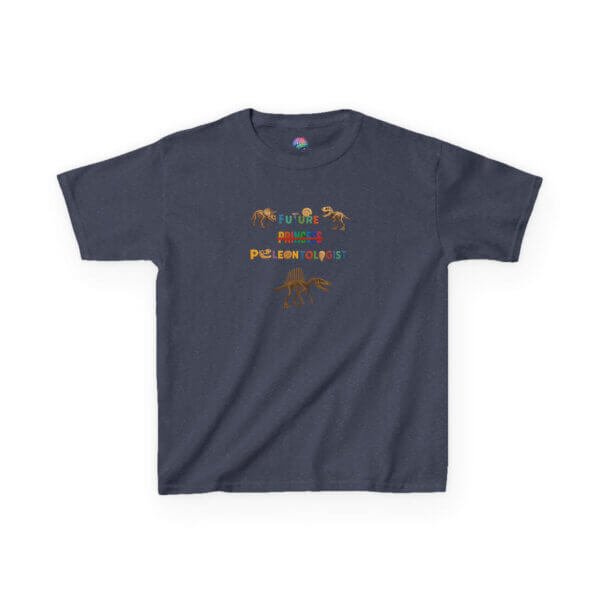Future Paleontologist Kids T-Shirt | Funny STEM Tee with Strikethrough Princess Design | Heavy Cotton Science Shirt - Image 57