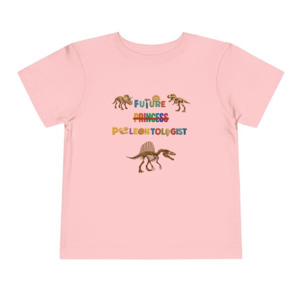 Future Princess (Strikethrough) Paleontologist Toddler T-Shirt | Dinosaur Fossil Science Shirt | Cute STEM Gift for Kids | Paleontology Tee - Image 33