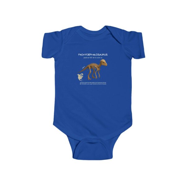 Pachycephalosaurus Paleontologist Infant Bodysuit | Funny STEM Baby Outfit for Girls | Science Baby Shower Gift - Image 8