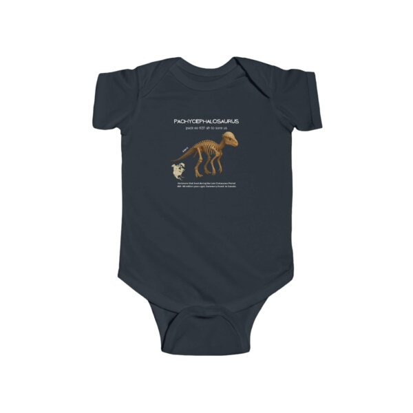 Pachycephalosaurus Paleontologist Infant Bodysuit | Funny STEM Baby Outfit for Girls | Science Baby Shower Gift - Image 9