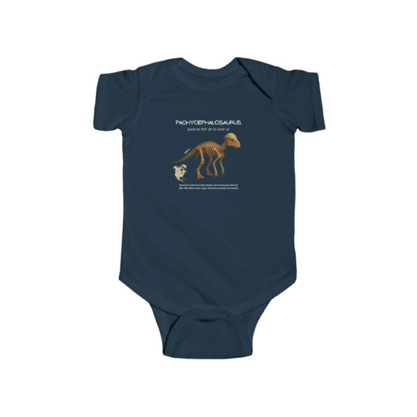 Pachycephalosaurus Paleontologist Infant Bodysuit | Funny STEM Baby Outfit for Girls | Science Baby Shower Gift - Image 10