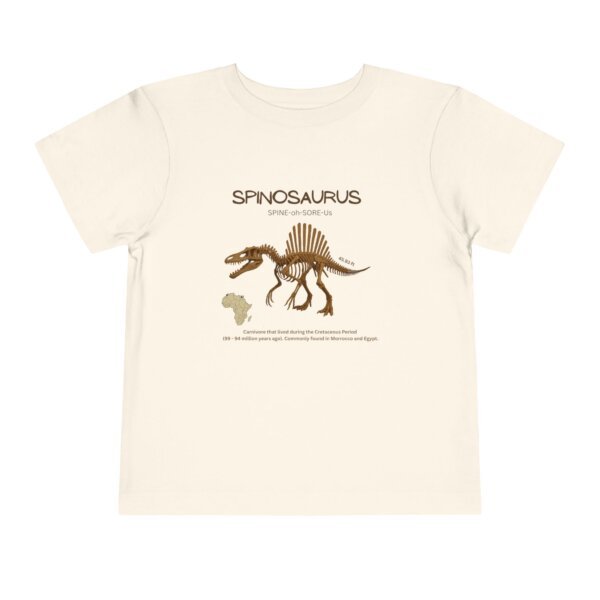 Spinosaurus Fossil Fun Toddler T-Shirt | Dinosaur Paleontology Tee for Kids | STEM Learning Shirt - Image 13