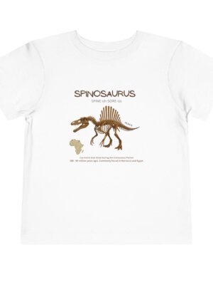 Spinosaurus Fossil Fun Toddler T-Shirt | Dinosaur Paleontology Tee for Kids | STEM Learning Shirt