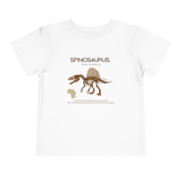 Spinosaurus Fossil Fun Toddler T-Shirt | Dinosaur Paleontology Tee for Kids | STEM Learning Shirt