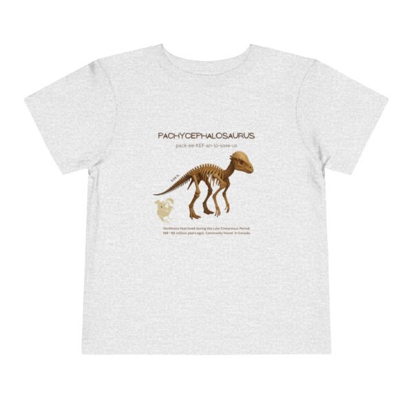 Pachycephalosaurus Fossil Fun Toddler T-Shirt | Dinosaur Paleontology Tee for Kids | STEM Learning Shirt - Image 33