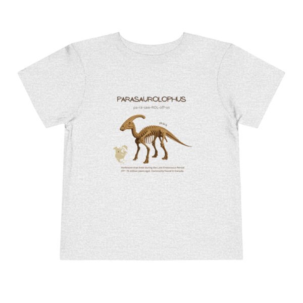 Parasaurolophus Fossil Fun Toddler T-Shirt | Dinosaur Paleontology Tee for Kids | STEM Learning Shirt - Image 33