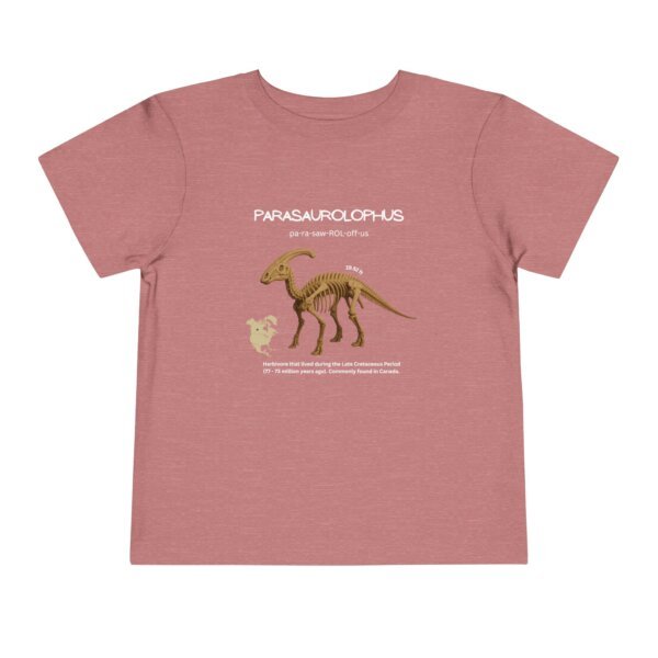 Parasaurolophus Fossil Fun Toddler T-Shirt | Dinosaur Paleontology Tee for Kids | STEM Learning Shirt - Image 5