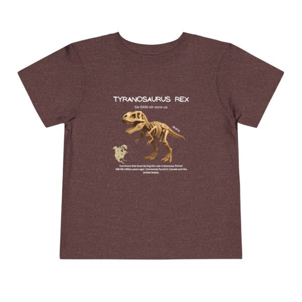 Tyrannosaurus Fossil Fun Toddler T-Shirt | Dinosaur Paleontology Tee for Kids | STEM Learning Shirt - Image 65