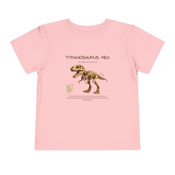 Tyrannosaurus Fossil Fun Toddler T-Shirt | Dinosaur Paleontology Tee for Kids | STEM Learning Shirt - Image 57