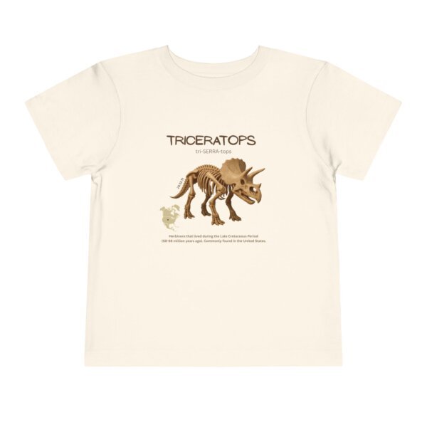 Triceratops Fossil Fun Toddler T-Shirt | Dinosaur Paleontology Tee for Kids | STEM Learning Shirt - Image 13