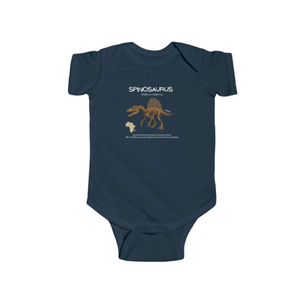 Spinosaurus Infant Bodysuit | Cute Dinosaur Baby Outfit | Paleontology-Inspired Baby Shower Gift - Image 10