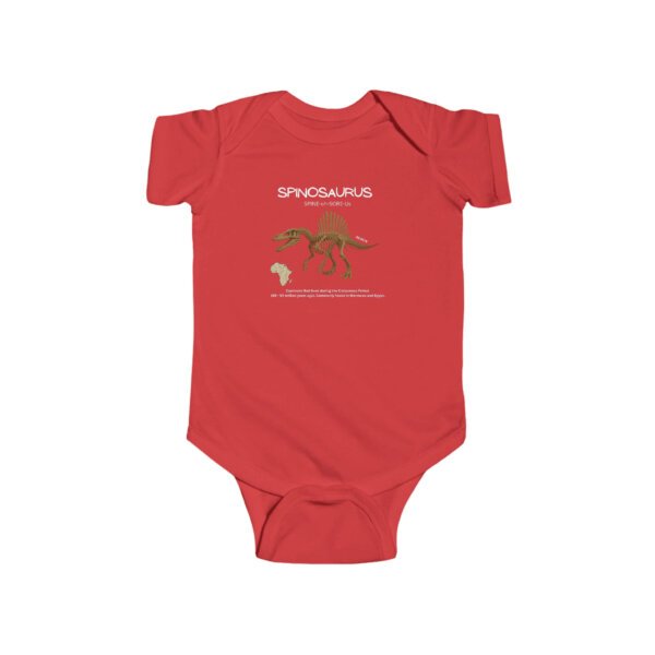 Spinosaurus Infant Bodysuit | Cute Dinosaur Baby Outfit | Paleontology-Inspired Baby Shower Gift - Image 12