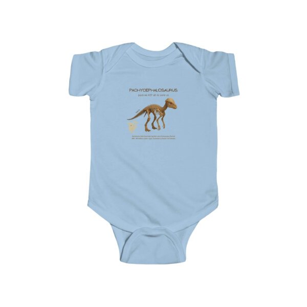 Pachycephalosaurus Paleontologist Infant Bodysuit | Funny STEM Baby Outfit for Girls | Science Baby Shower Gift - Image 5