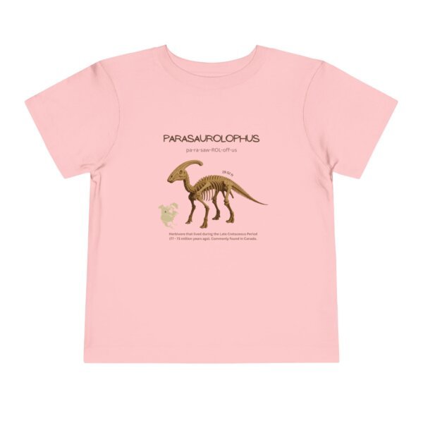 Parasaurolophus Fossil Fun Toddler T-Shirt | Dinosaur Paleontology Tee for Kids | STEM Learning Shirt - Image 57