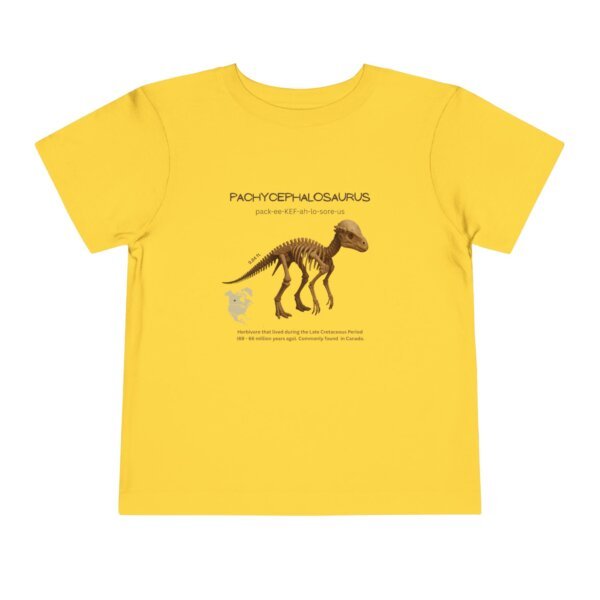 Pachycephalosaurus Fossil Fun Toddler T-Shirt | Dinosaur Paleontology Tee for Kids | STEM Learning Shirt - Image 21