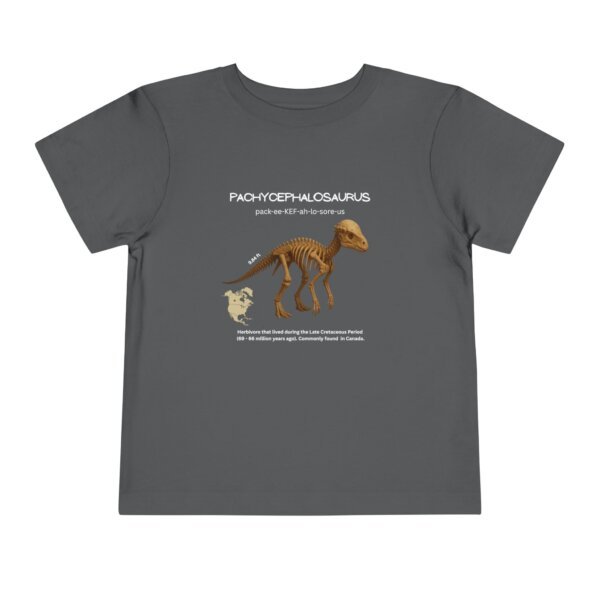 Pachycephalosaurus Fossil Fun Toddler T-Shirt | Dinosaur Paleontology Tee for Kids | STEM Learning Shirt - Image 45