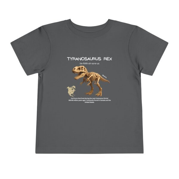 Tyrannosaurus Fossil Fun Toddler T-Shirt | Dinosaur Paleontology Tee for Kids | STEM Learning Shirt - Image 45