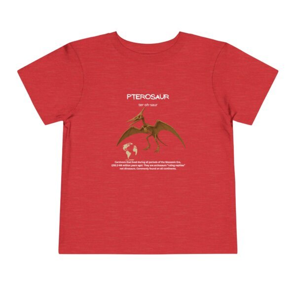 Pterosaur Fossil Fun Toddler T-Shirt | Dinosaur Paleontology Tee for Kids | STEM Learning Shirt - Image 61