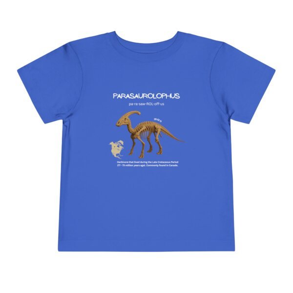 Parasaurolophus Fossil Fun Toddler T-Shirt | Dinosaur Paleontology Tee for Kids | STEM Learning Shirt - Image 41