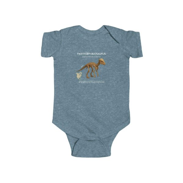Pachycephalosaurus Paleontologist Infant Bodysuit | Funny STEM Baby Outfit for Girls | Science Baby Shower Gift - Image 6