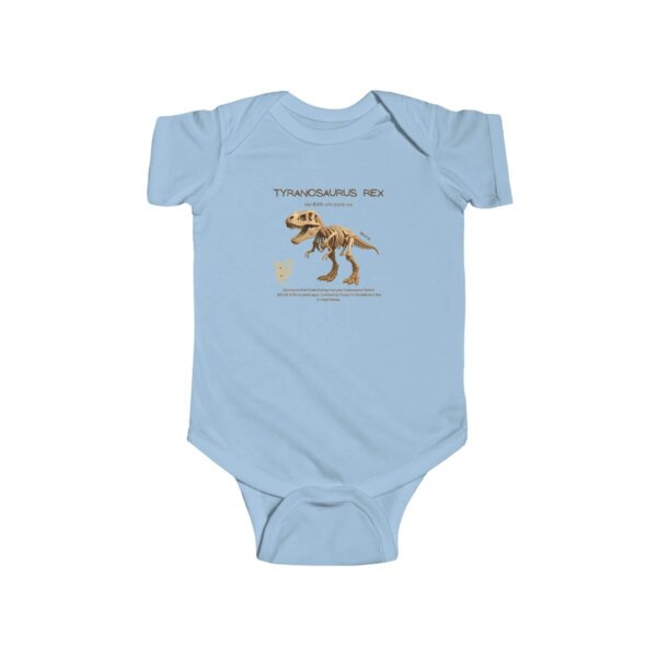 Tyrannosaurus Rex Paleontologist Infant Bodysuit | Funny STEM Baby Outfit for Girls | Science Baby Shower Gift - Image 5