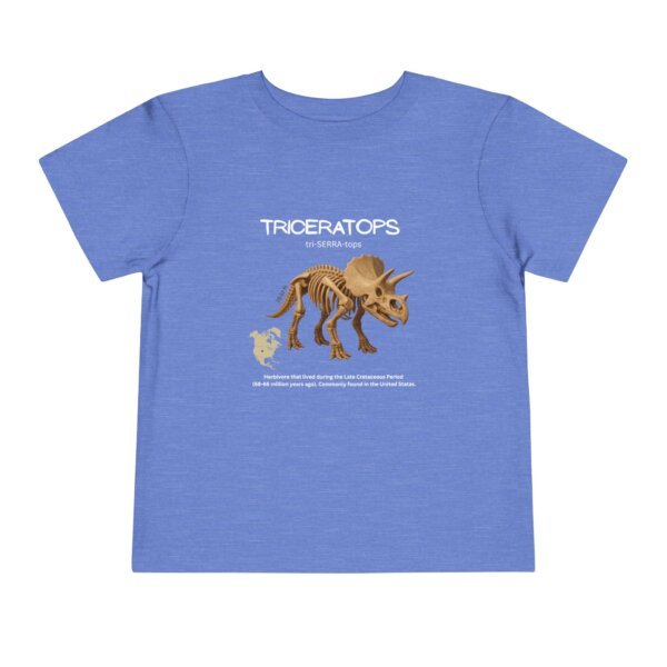 Triceratops Fossil Fun Toddler T-Shirt | Dinosaur Paleontology Tee for Kids | STEM Learning Shirt - Image 37