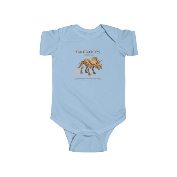 Triceratops Infant Bodysuit | Cute Dinosaur Baby Outfit | Paleontology-Inspired Baby Shower Gift - Image 5