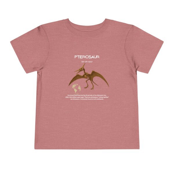 Pterosaur Fossil Fun Toddler T-Shirt | Dinosaur Paleontology Tee for Kids | STEM Learning Shirt - Image 5