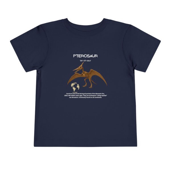 Pterosaur Fossil Fun Toddler T-Shirt | Dinosaur Paleontology Tee for Kids | STEM Learning Shirt - Image 49