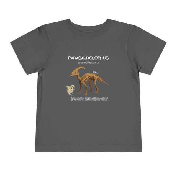 Parasaurolophus Fossil Fun Toddler T-Shirt | Dinosaur Paleontology Tee for Kids | STEM Learning Shirt - Image 45
