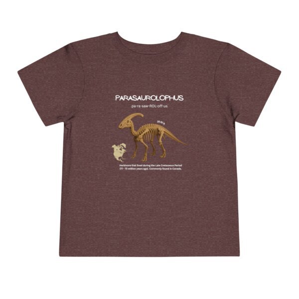 Parasaurolophus Fossil Fun Toddler T-Shirt | Dinosaur Paleontology Tee for Kids | STEM Learning Shirt - Image 65