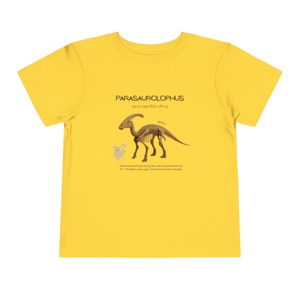 Parasaurolophus Fossil Fun Toddler T-Shirt | Dinosaur Paleontology Tee for Kids | STEM Learning Shirt - Image 21