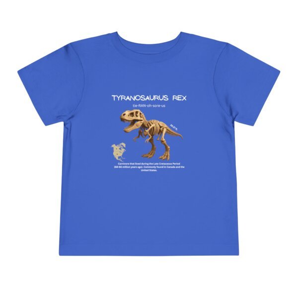 Tyrannosaurus Fossil Fun Toddler T-Shirt | Dinosaur Paleontology Tee for Kids | STEM Learning Shirt - Image 41