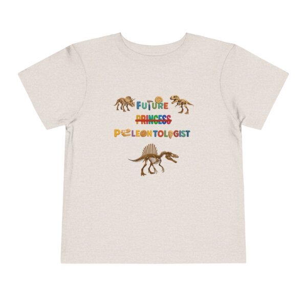 Future Princess (Strikethrough) Paleontologist Toddler T-Shirt | Dinosaur Fossil Science Shirt | Cute STEM Gift for Kids | Paleontology Tee - Image 13