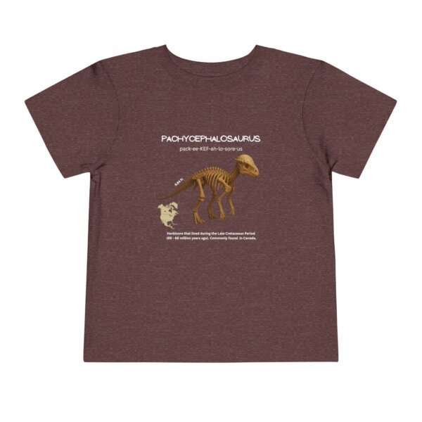 Pachycephalosaurus Fossil Fun Toddler T-Shirt | Dinosaur Paleontology Tee for Kids | STEM Learning Shirt - Image 65