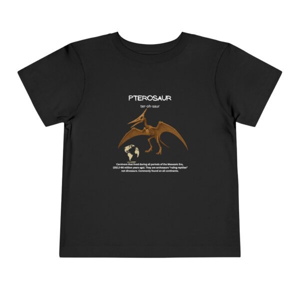 Pterosaur Fossil Fun Toddler T-Shirt | Dinosaur Paleontology Tee for Kids | STEM Learning Shirt - Image 9