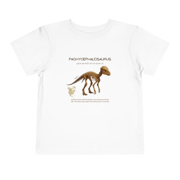 Pachycephalosaurus Fossil Fun Toddler T-Shirt | Dinosaur Paleontology Tee for Kids | STEM Learning Shirt